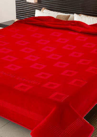 Κουβέρτα Nancy 450 Υπέρδιπλη 220x240 Κόκκινο