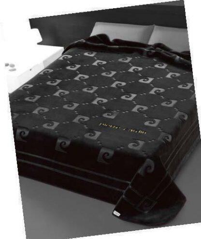 Κουβέρτα Nancy 654 Υπέρδιπλη 220x240 Μαύρο