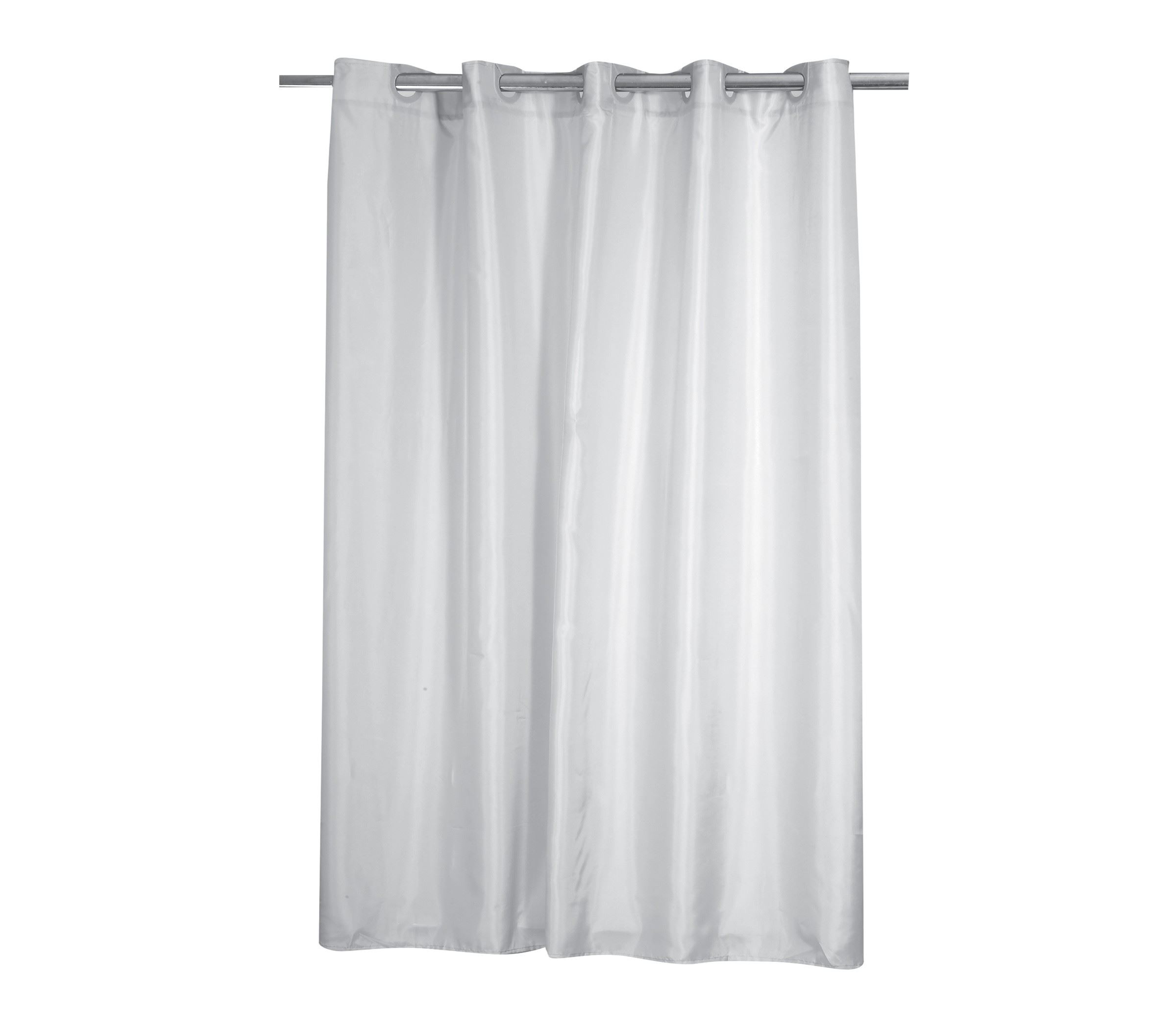 Nef-Nef Homeware ΚΟΥΡΤΙΝΑ ΜΠΑΝΙΟΥ ΠΟΛΥΕΣΤΕΡ SHOWER 180X180 WHITE
