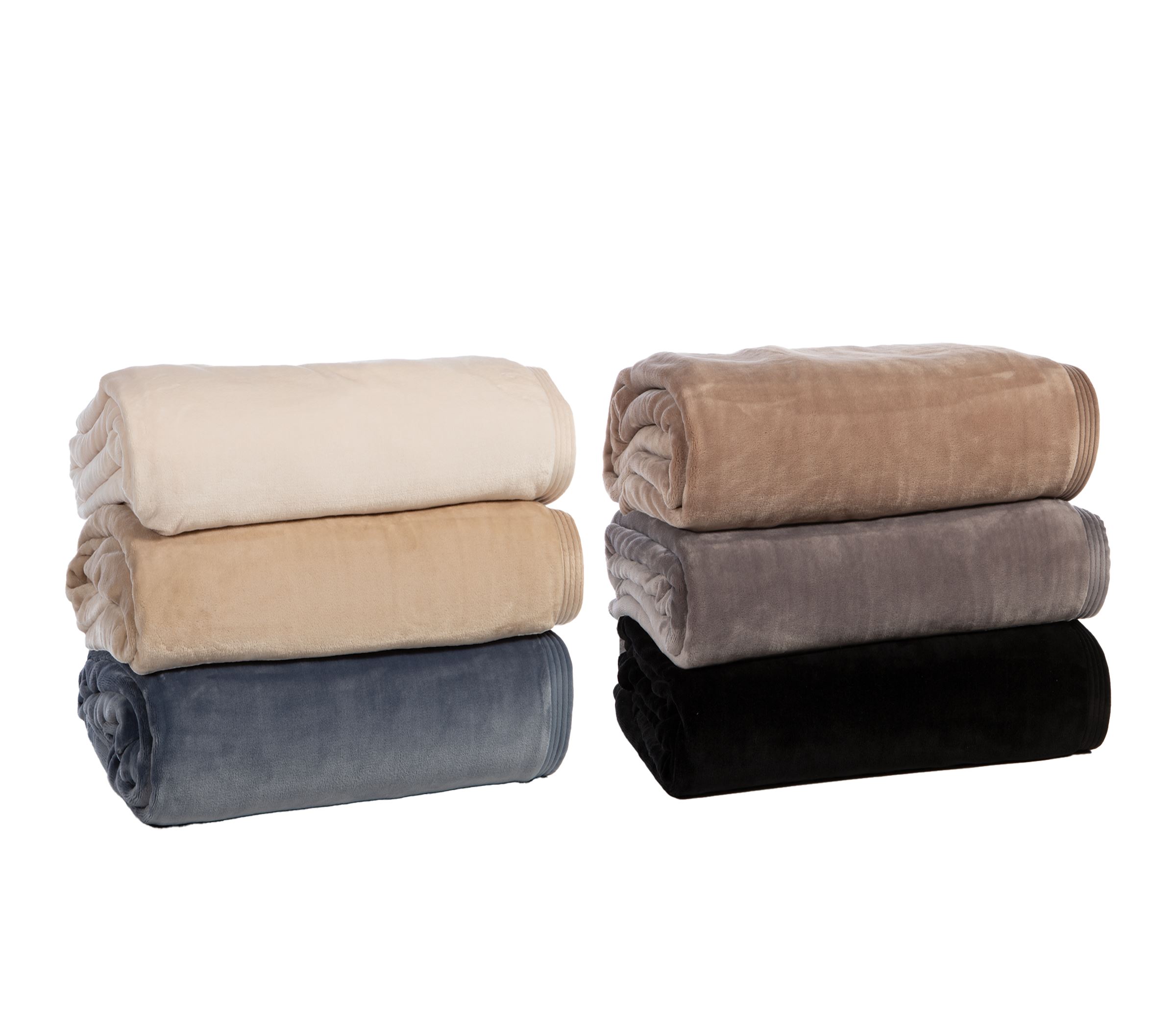 Nef-Nef Homeware Κουβέρτα Διπλή Velosso 24 230x240 BLACK - Image 4