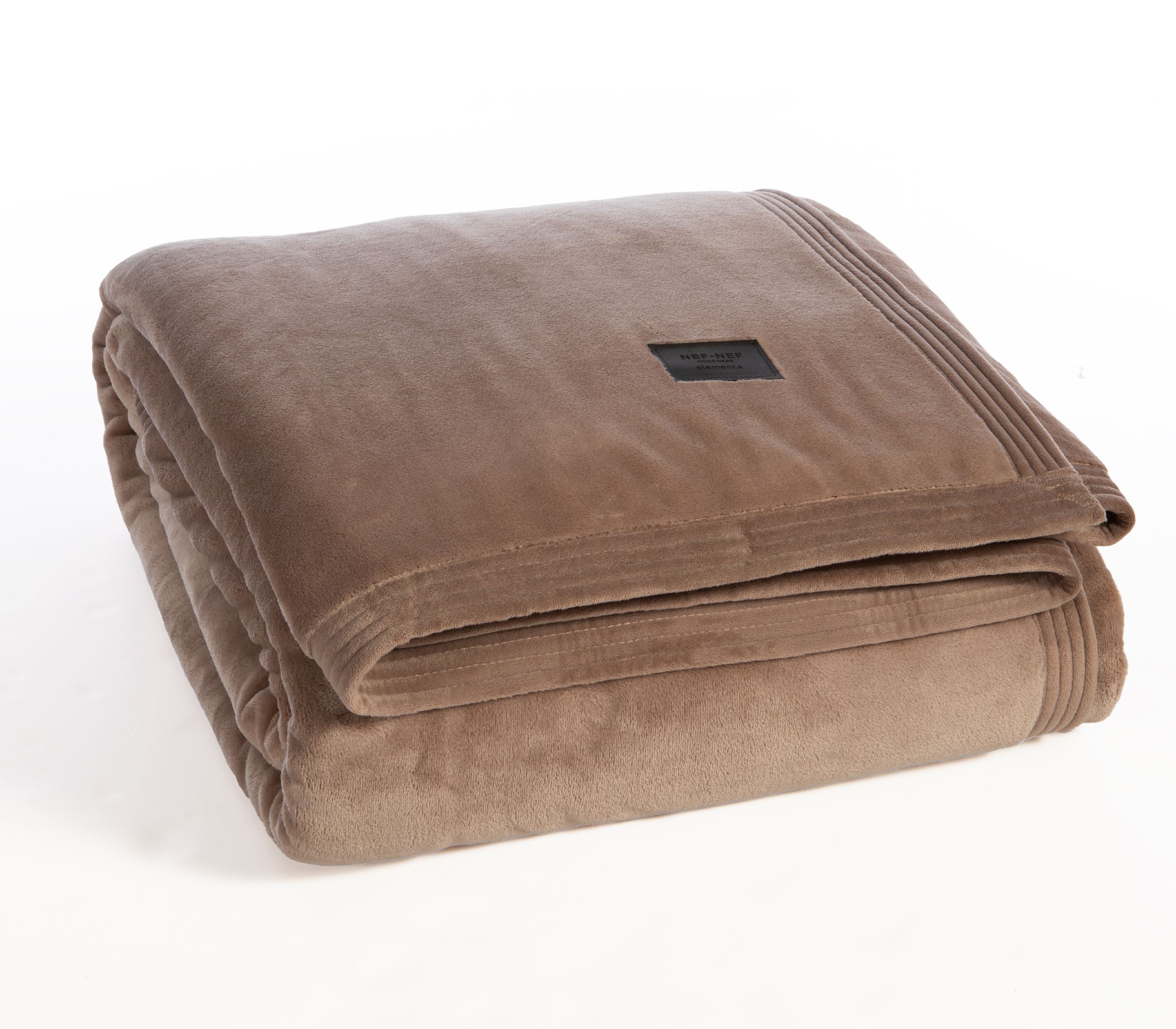 Nef-Nef Homeware Κουβέρτα Διπλή Velosso 24 230x240 MOCCA