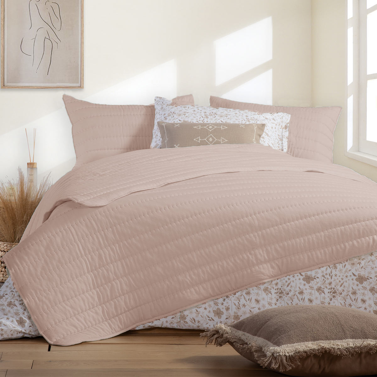 Nef Nef Κουβερλι King Size Colorfull 270x270 English rose - Image 2