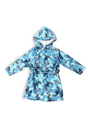 Disney Home Μπουρνούζι Disney Home Lilo & Stitch Sky Blue 100% Microfiber Sky Blue