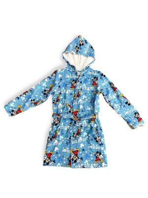Disney Home Μπουρνούζι Disney Home Mickey Sky Blue 100% Microfiber Sky Blue