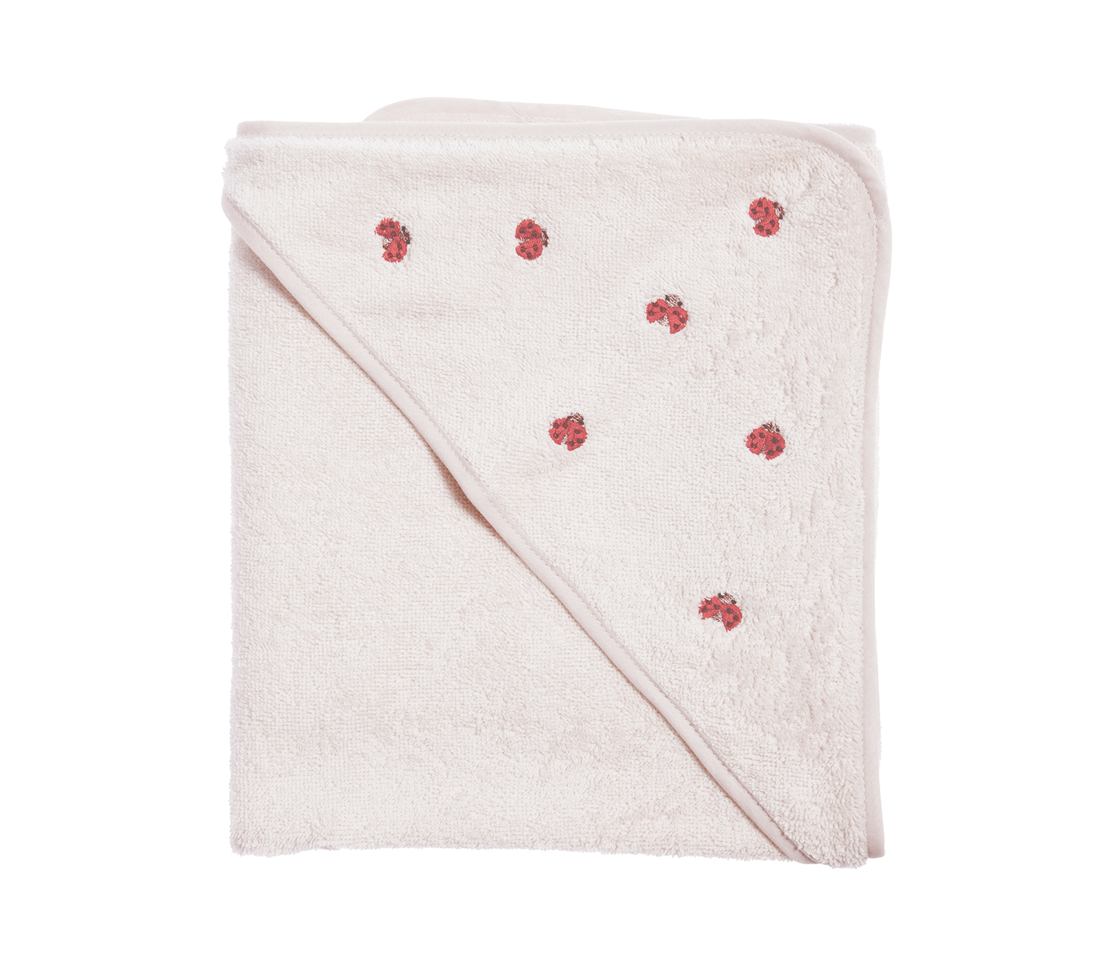 ΒΡΕΦΙΚΗ ΚΑΠΑ LADY BUG 75X75 NEF-NEF HOMEWARE ECRU - Image 2