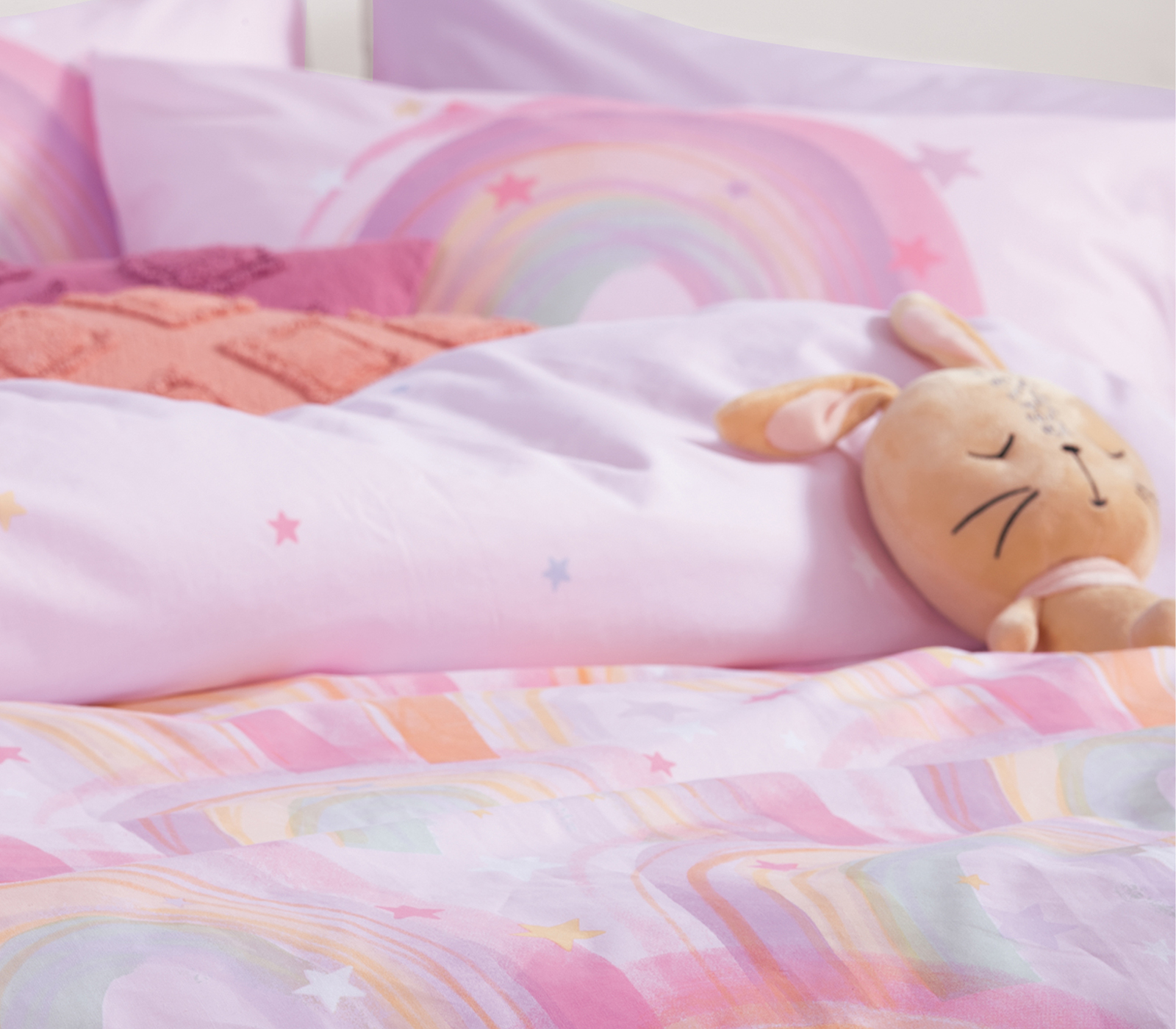 ΠΑΙΔΙΚΑ ΣΕΤ ΣΕΝΤΟΝΙΑ ΜΟΝΑ WATER RAINBOW 170X260 NEF-NEF HOMEWARE LILAC - Image 3