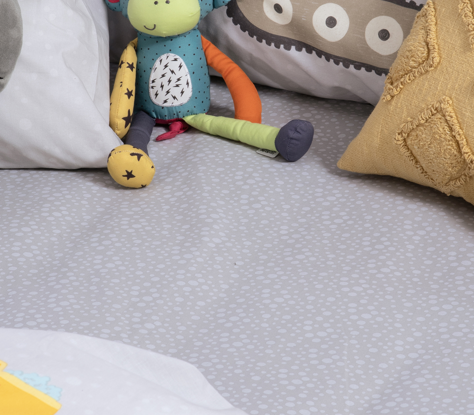ΠΑΙΔΙΚΑ ΣΕΤ ΣΕΝΤΟΝΙΑ ΜΟΝΑ FUN AT WORK 170X260 NEF-NEF HOMEWARE GREY - Image 4