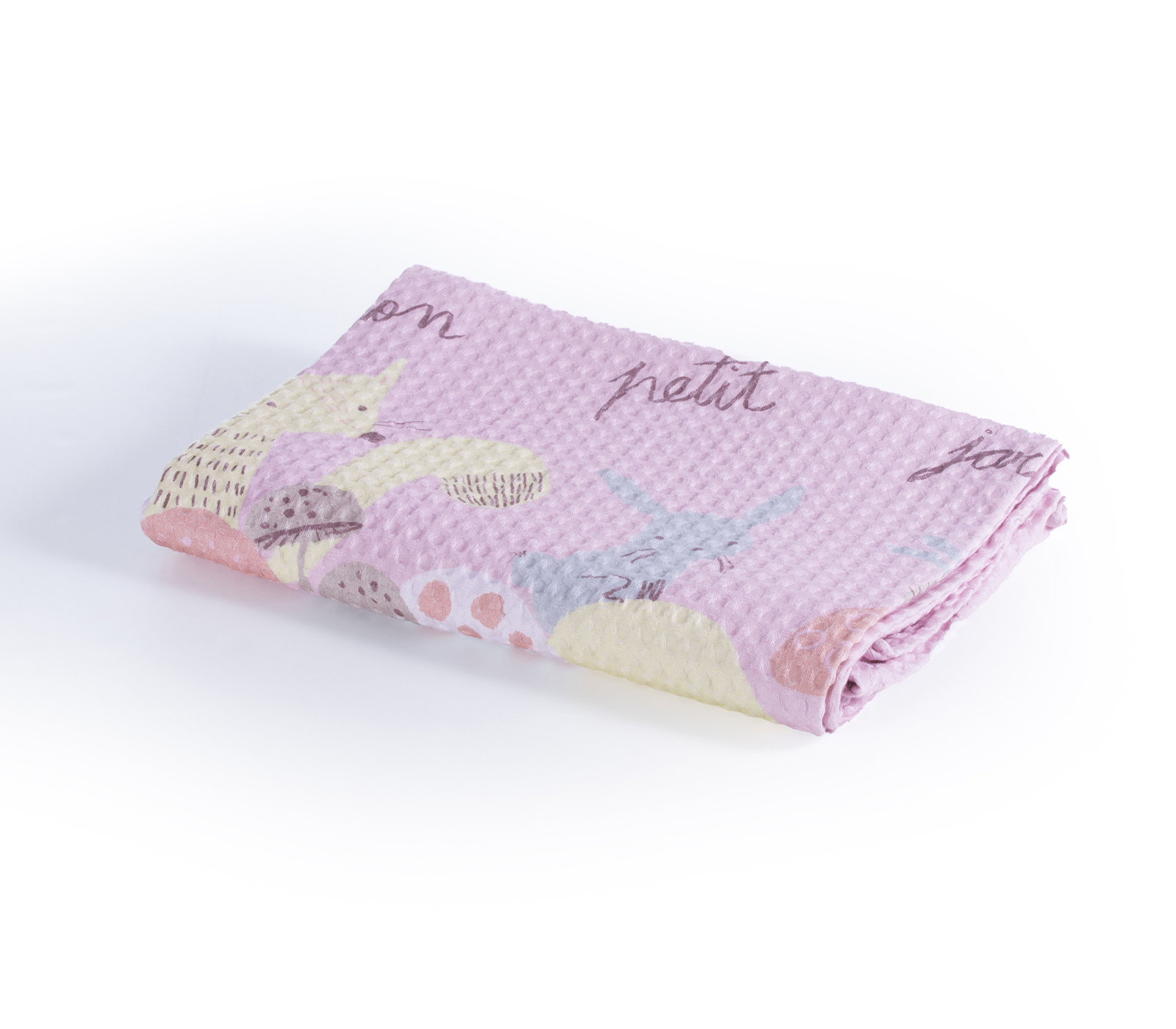 ΒΡΕΦΙΚΗ ΚΟΥΒΕΡΤΑ ΠΙΚΕ ΚΟΥΝΙΑΣ MON PETIT JARDIN 110X150 NEF-NEF HOMEWARE LILAC - Image 2
