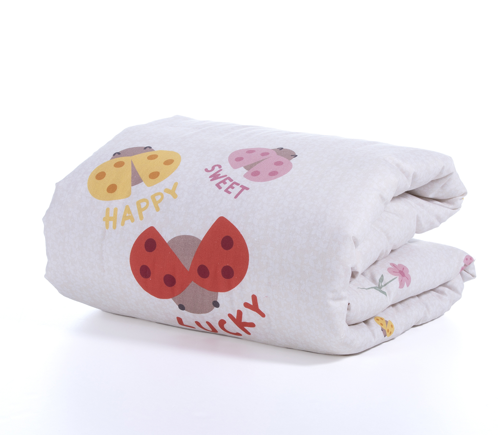 ΒΡΕΦΙΚΟ ΚΟΥΒΕΡΛΙ LADY BUG 110Χ140 NEF-NEF HOMEWARE ECRU - Image 3