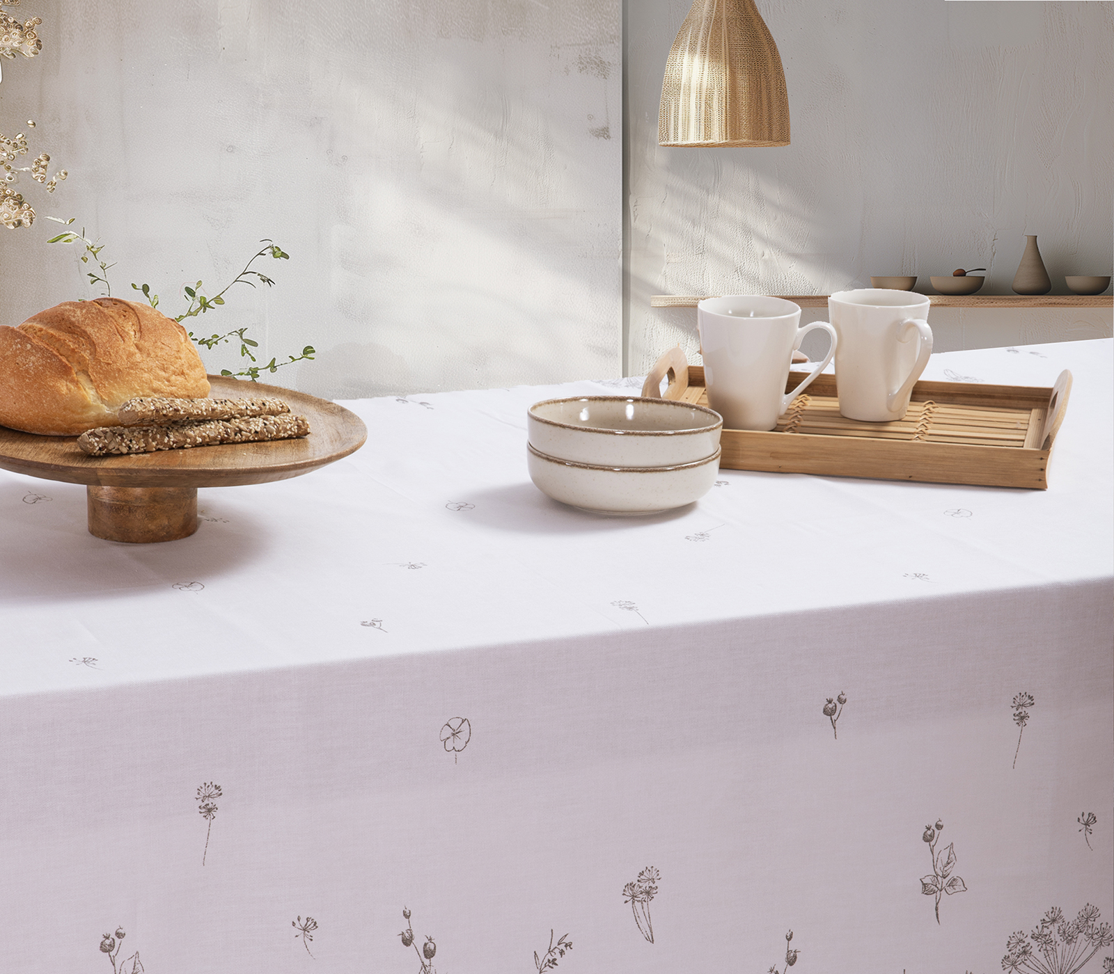 ΤΡΑΠΕΖΟΜΑΝΤΗΛΟ CLARIS 140X240 NEF-NEF HOMEWARE ECRU - Image 2