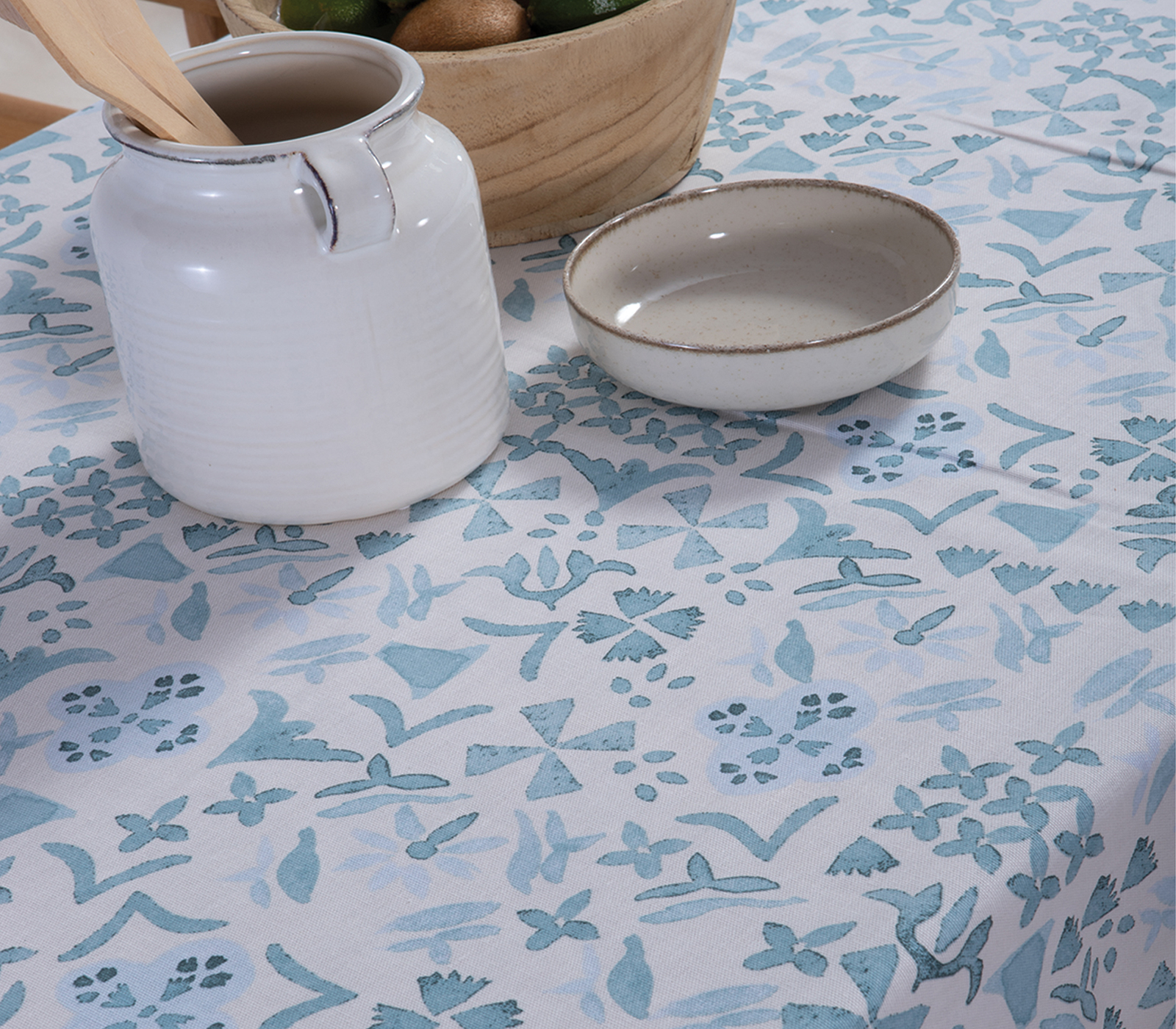 ΤΡΑΠΕΖΟΜΑΝΤΗΛΟ CYANER BLUE 140X240 NEF-NEF HOMEWARE BLUE - Image 2