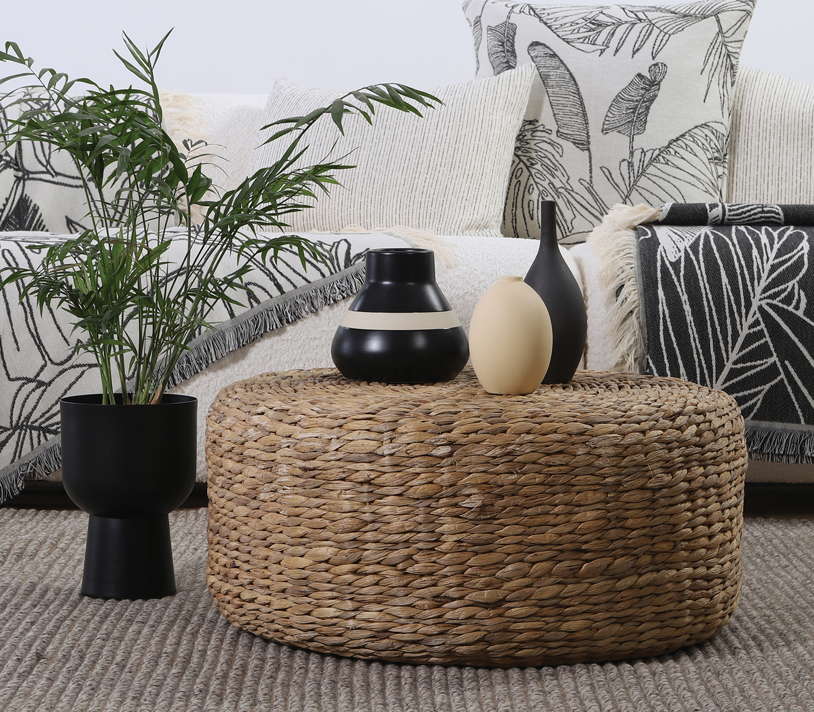 Nef-Nef Homeware ΒΑΖΑΚΙ ΚΕΡΑΜ.ΔΙΑΚΟΣΜΗΤΙΚΟ TARIK 8Χ12 ECRU - Image 2