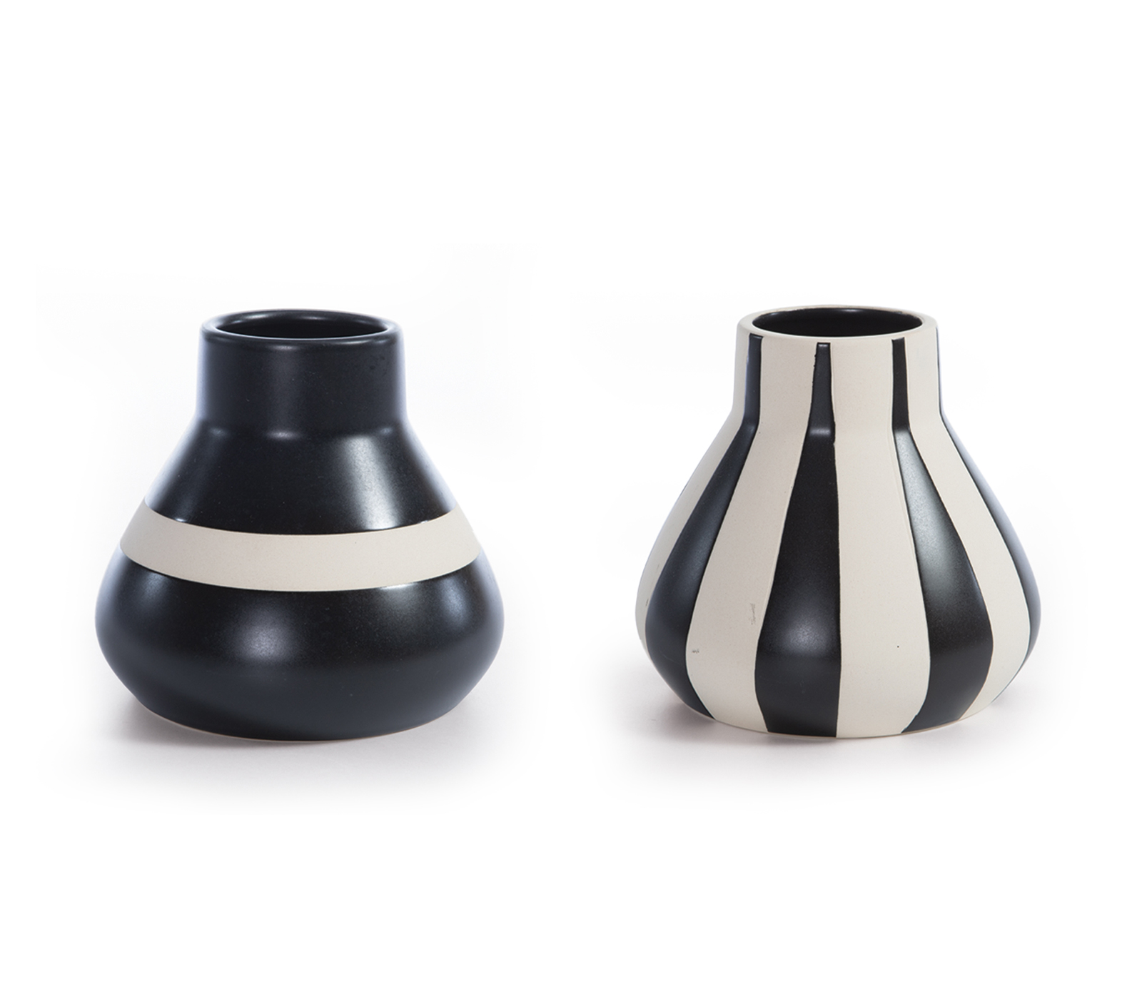 Nef-Nef Homeware ΒΑΖΑΚΙ ΚΕΡΑΜ.ΔΙΑΚΟΣΜΗΤΙΚΟ CIRCUI 15,5Χ14,2 BLACK/WHITE - Image 3