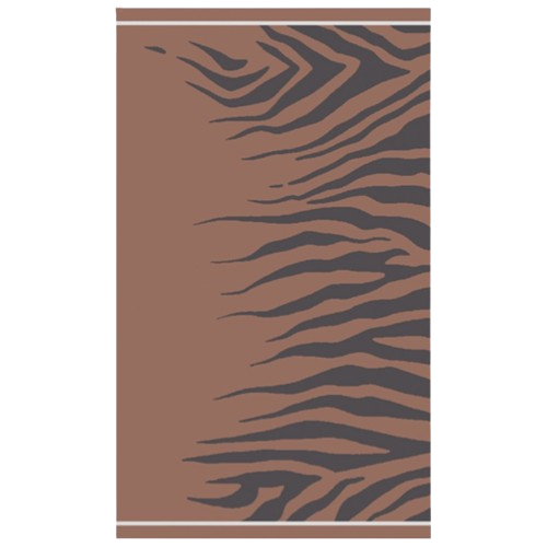 Melinen Home Πετσετα Θαλάσσης Tiger Brown (86Χ160) 86X160