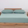 Nef-Nef Homeware Κατωσέντονο Μακό Μονό Με Λάστιχο Jersey Χωρίς Μαξιλαροθήκες 100x200+30 Mint