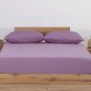 Nef-Nef Homeware Κατωσέντονο Μακό Μονό Με Λάστιχο Jersey Amethyst Χωρίς Μαξιλαροθήκες 100x200+30 1213-Amethyst