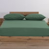 Nef-Nef Homeware Κατωσέντονο Μακό Υπέρδιπλο Με Λάστιχο Jersey Χωρίς Μαξιλαροθήκες 160x200+30 Green