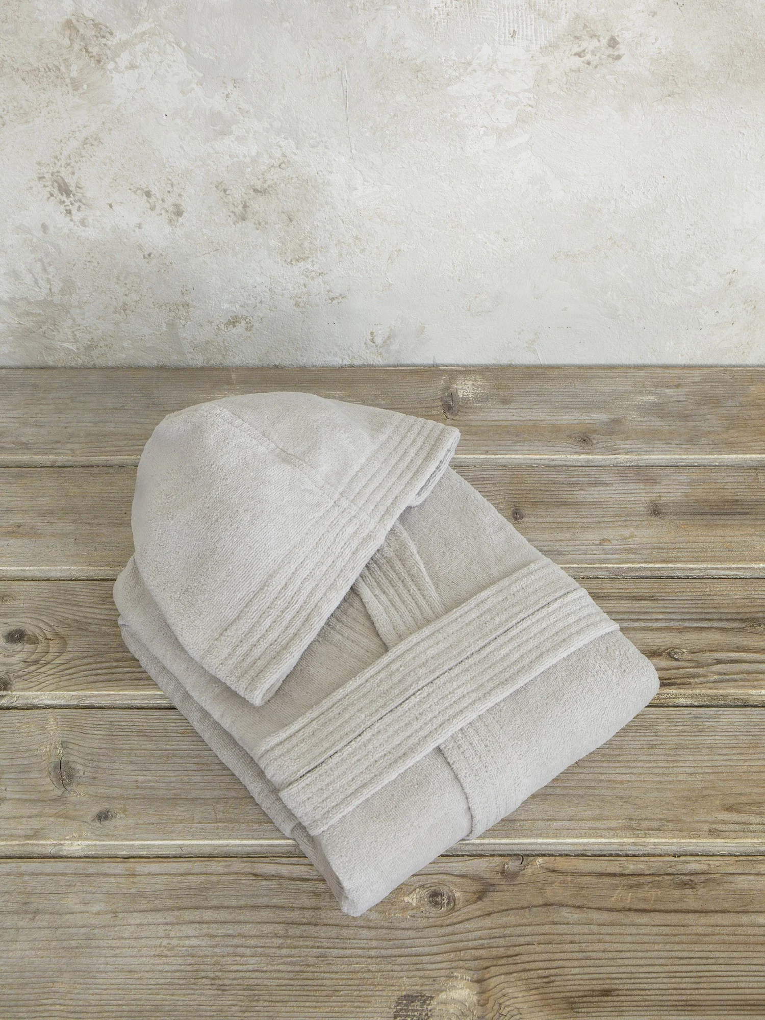 Nima Μπουρνούζι με κουκούλα Zen Oat Beige