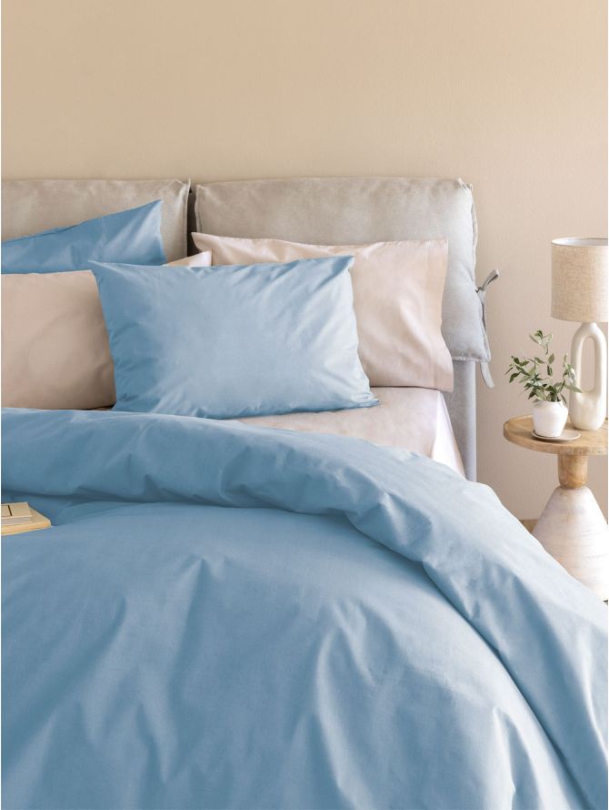Palamaiki Σεντόνι King size 180x200+32 ETOILE/2 BLUE Με Λάστιχο