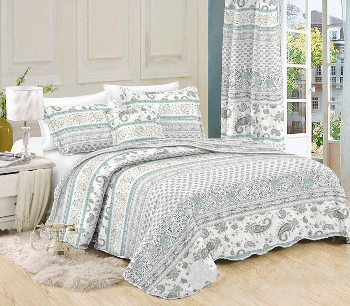 DImcol Σετ Κουβερλί Υπέρδιπλο 3 Τεμ 220x240 354