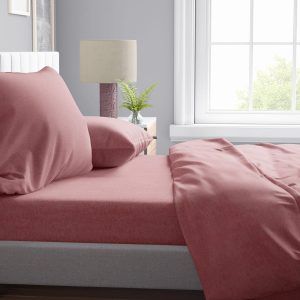 Dimcol Μαξιλαροθήκη 50x70 Μελανζέ 08 Orange