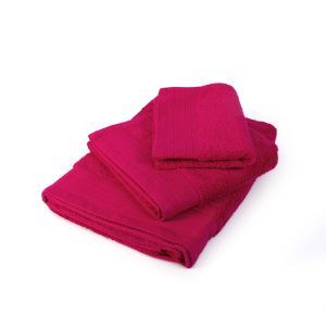 Dimcol Πετσετα Σετ 3 Τεμ 40x60,50x100,80x150 Πενιε 500 Gr Κοκκινο
