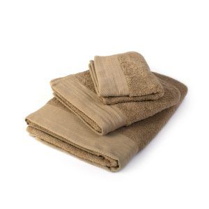 Dimcol Πετσετα Σετ 3 Τεμ 40x60,50x100,80x150 Πενιε 500 Gr Μπεζ