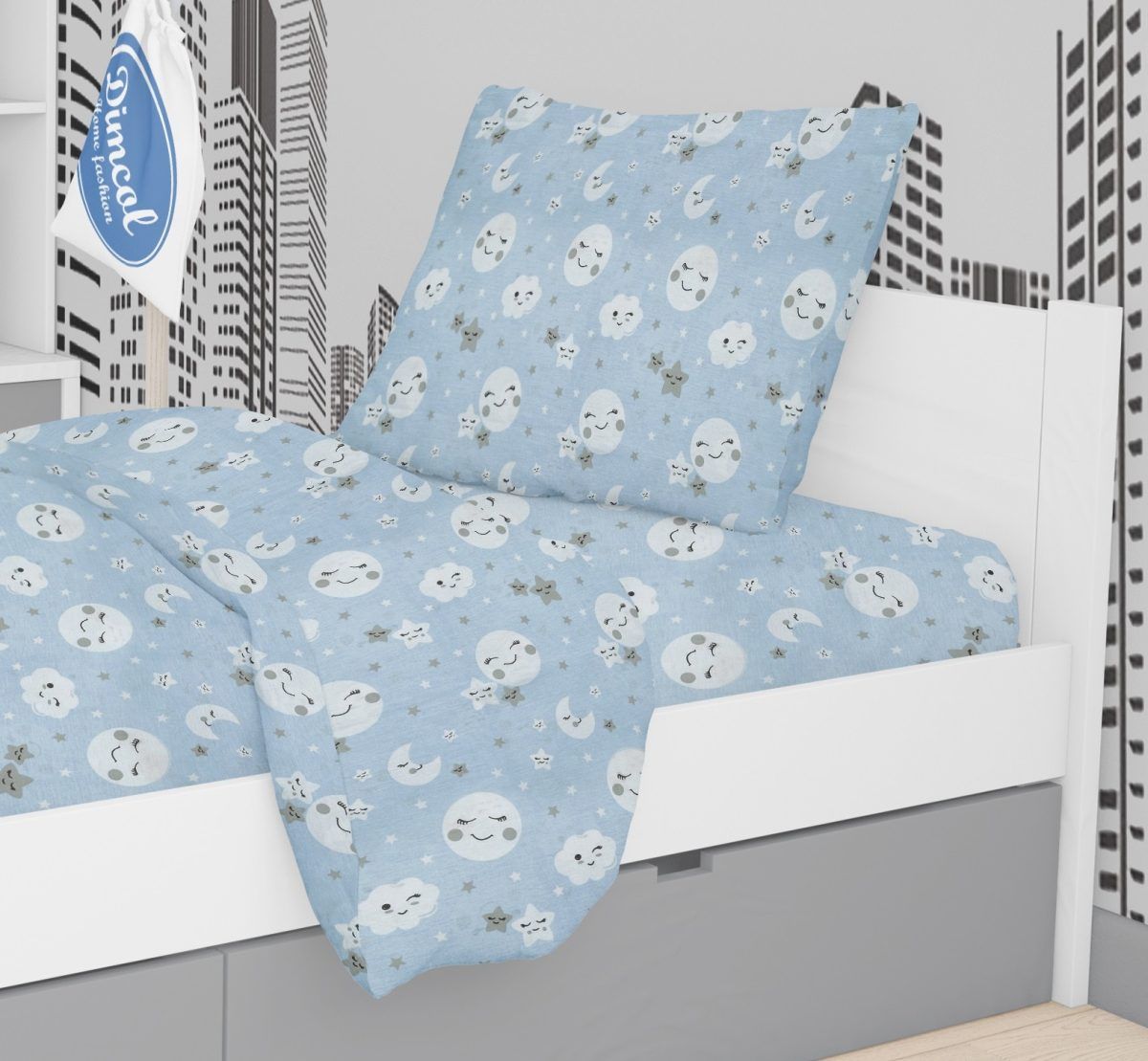 Dimcol Μαξιλαροθήκη 50x70 Smile 81
