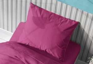 Dimcol Μαξιλαροθηκη 50x70 Solid 499 Fuchsia