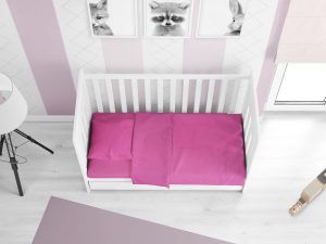 Dimcol Παπλωμα Κούνιας 120x160 Solid 499 Fuchsia