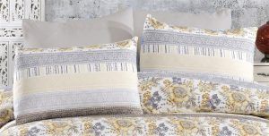 Dimcol Μαξιλαροθήκη 50x70 Ηλιαχτίδα 370 Grey-beige