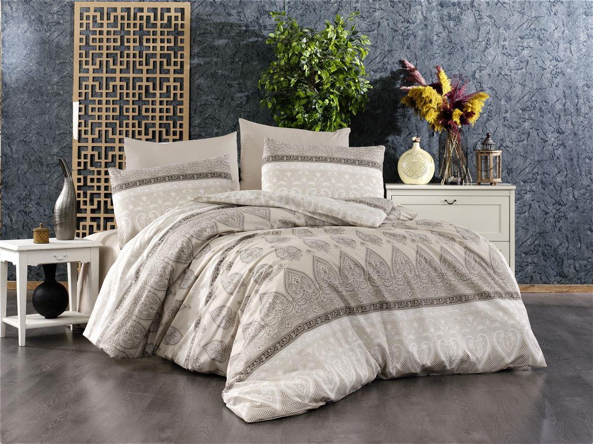 Dimcol Σετ Σεντόνια Μονά 3 Τεμ 160x240 Ηλέκτρα 361 Beige