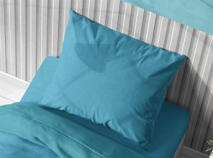 Dimcol Μαξιλαροθηκη 50x70 Solid 493 Turquoise