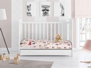 Dimcol Παπλωμα Κούνιας 120x160 Reach The Stars 190 Beige