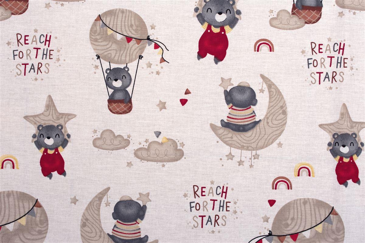 Dimcol Σεντονακι Λίκνου Λίκνου 80x110 Reach The Stars 190 Beige
