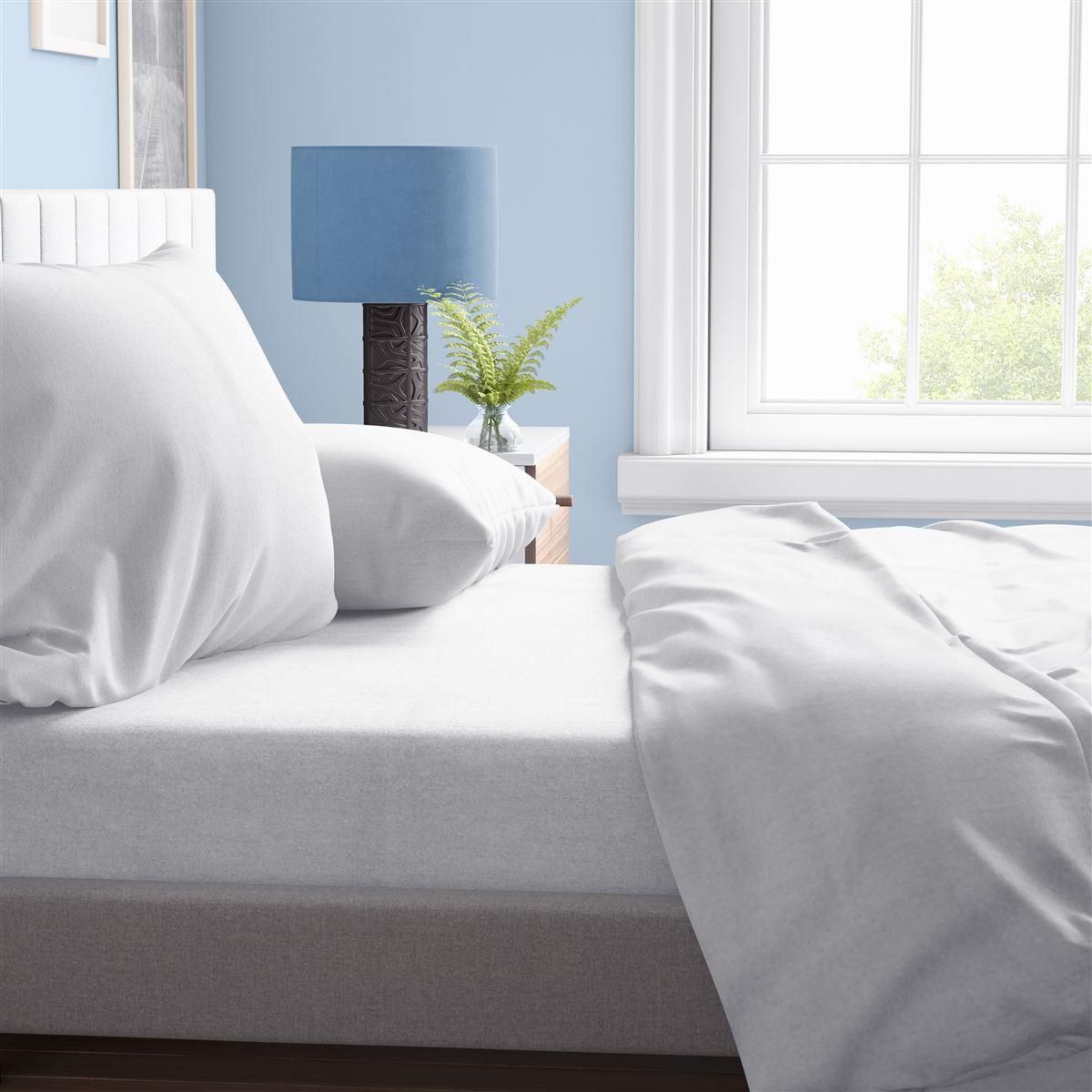Dimcol Παπλωματοθηκη Υπέρδιπλη 220x240 Solid 491 White