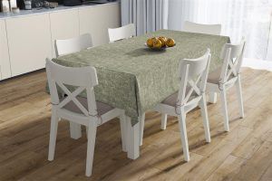 DIMcol ΤΡΑΠΕΖΟΜΑΝΤΗΛΟ ΑΛΕΚΙΑΣΤΟ ΕΝΗΛ Cott/Pol 70/30 140X180 Panama  Olive