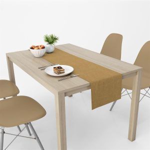 DIMcol ΤΡΑΒΕΡΣΑ ΑΛΕΚΙΑΣΤΗ ΕΝΗΛ Cott/Pol 70/30 40X180 Panama  Mustard