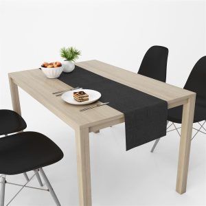 DIMcol ΤΡΑΒΕΡΣΑ ΑΛΕΚΙΑΣΤΗ ΕΝΗΛ Cott/Pol 70/30 40X180 Panama  Black