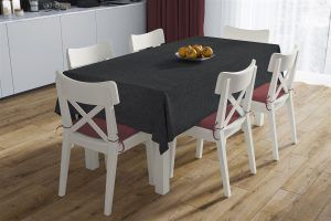 DIMcol ΚΑΡΕ ΑΛΕΚΙΑΣΤΟ ΕΝΗΛ Cott/Pol 70/30 90X90 Panama  Black