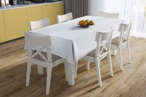 DIMcol ΚΑΡΕ ΑΛΕΚΙΑΣΤΟ 90X90 Panama White Cott/Pol 70/30