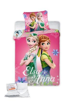 DISNEY DIMcol ΠΑΠΛΩΜΑΤΟΘΗΚΗ & ΠΑΠΛΩΜΑ ΣΕΤ 4 τεμ. Disney Frozen 584 100x135 Digital Print Cotton 100%