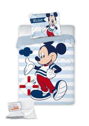 DISNEY DIMcol ΠΑΠΛΩΜΑΤΟΘΗΚΗ & ΠΑΠΛΩΜΑ ΣΕΤ 4 τεμ. Disney Mickey 583 100x135 Digital Print Cotton 100%
