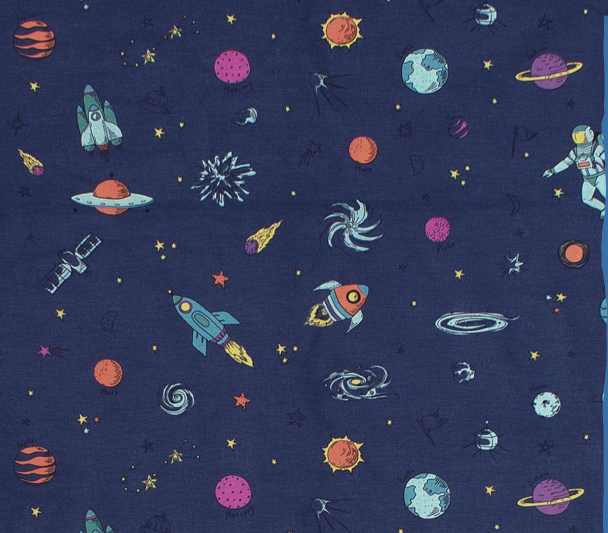 DIMcol ΣΕΝΤΟΝΑΚΙ ΛΙΚΝΟΥ bebe Space 189 80Χ110 Blue Cotton 100%