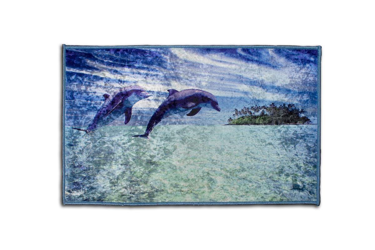 DIMcol ΑΝΤΙΟΛΙΣΘΗΤΙΚΟ ΠΑΤΑΚΙ Dolphins 260 60X100 Polyester 100% - Image 2
