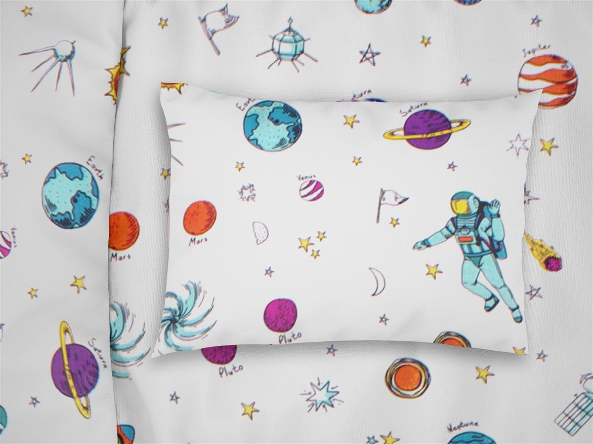 DIMcol ΜΑΞΙΛΑΡΟΘΗΚΗ ΕΜΠΡΙΜΕ bebe Space 188 35Χ45 White Cotton 100%