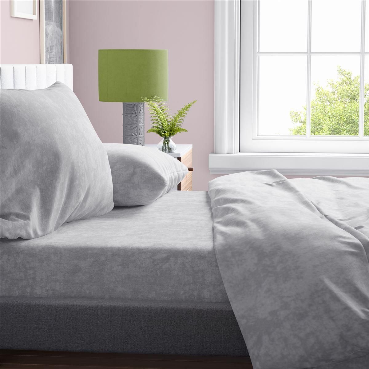 DIMcol ΣΕΝΤΟΝΙΑ ΣΕΤ 3 τεμ Shadow 21 160X240 Light Grey Cott/Pol 70/30
