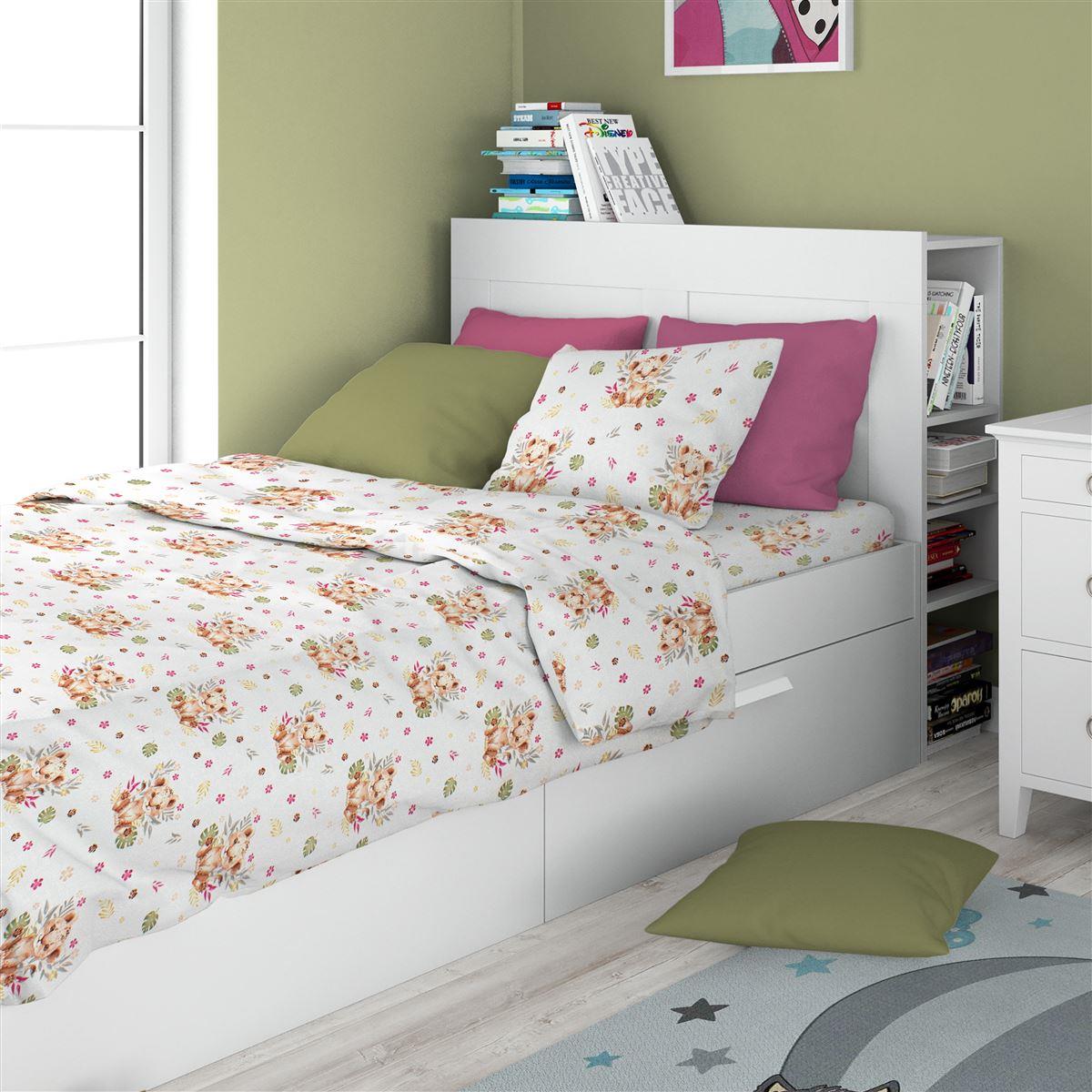 DIMcol ΣΕΝΤΟΝΙΑ ΕΜΠΡΙΜΕ ΣΕΤ 3 τεμ kids Lion Cub 530 160X240 Beige Cotton 100%
