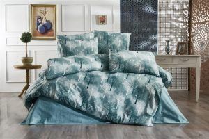 DIMcol ΠΑΠΛΩΜΑΤΟΘΗΚΗ ΕΜΠΡΙΜΕ Forest 313 160X240 Petrol Cott/Pol 70/30