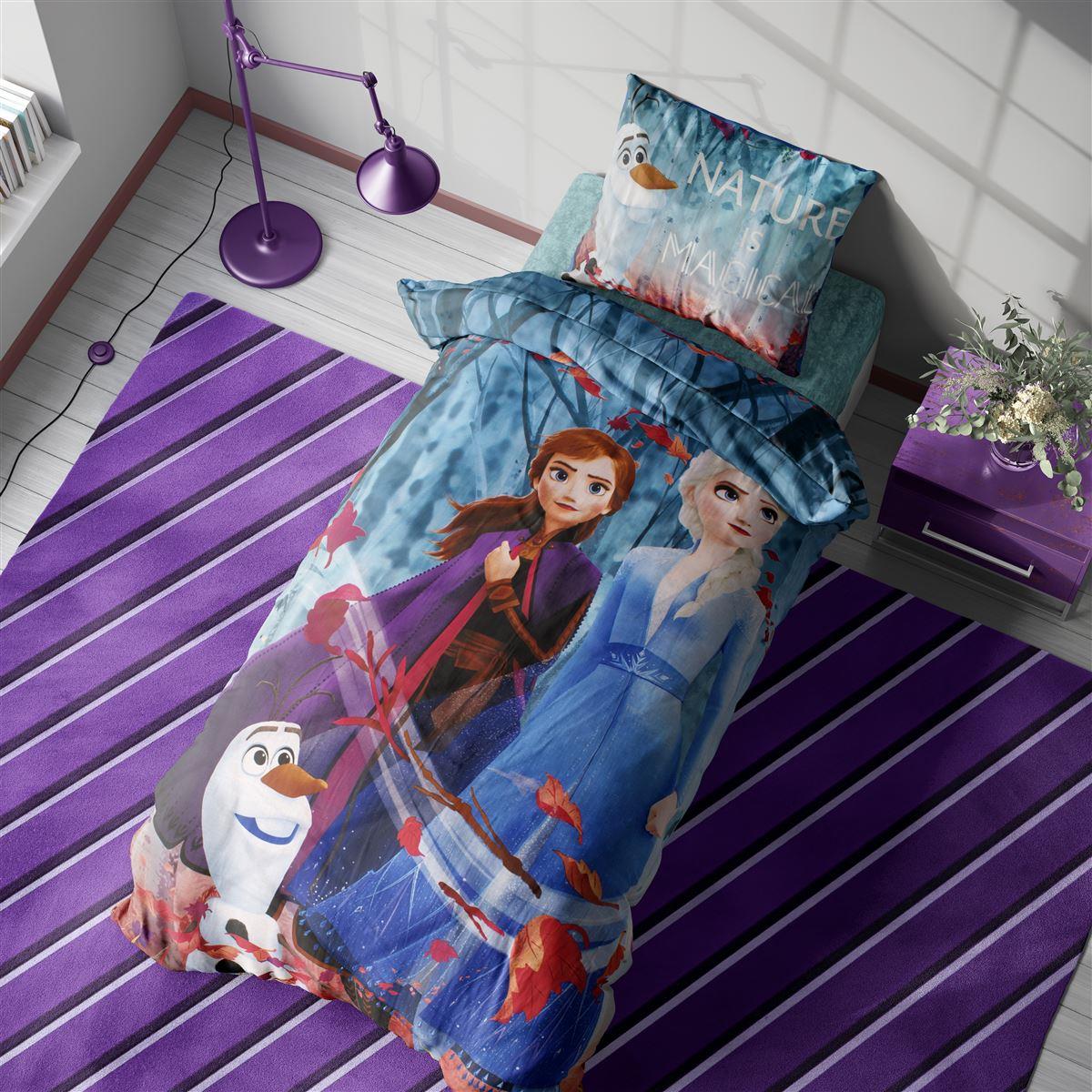 DIMcol ΠΑΠΛΩΜΑΤΟΘΗΚΗ ΣΕΤ 2 τεμ Disney Frozen II 880 160X240 Digital Print 100% Cotton